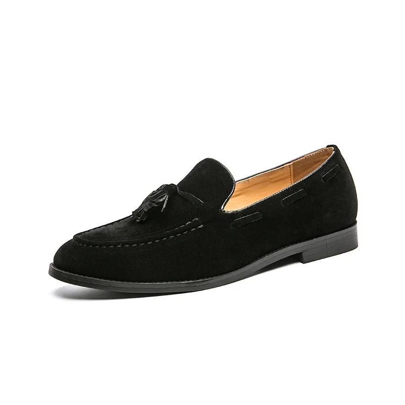 Mocassins à pampilles dessus structuré sans lacets homme – Culan