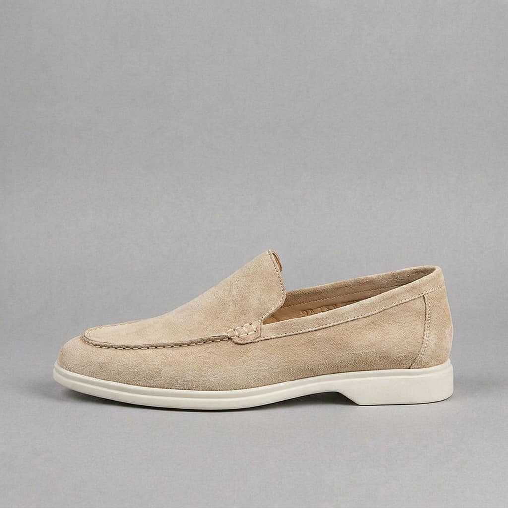Mocassins en daim à enfiler au style intemporel homme – Fabert