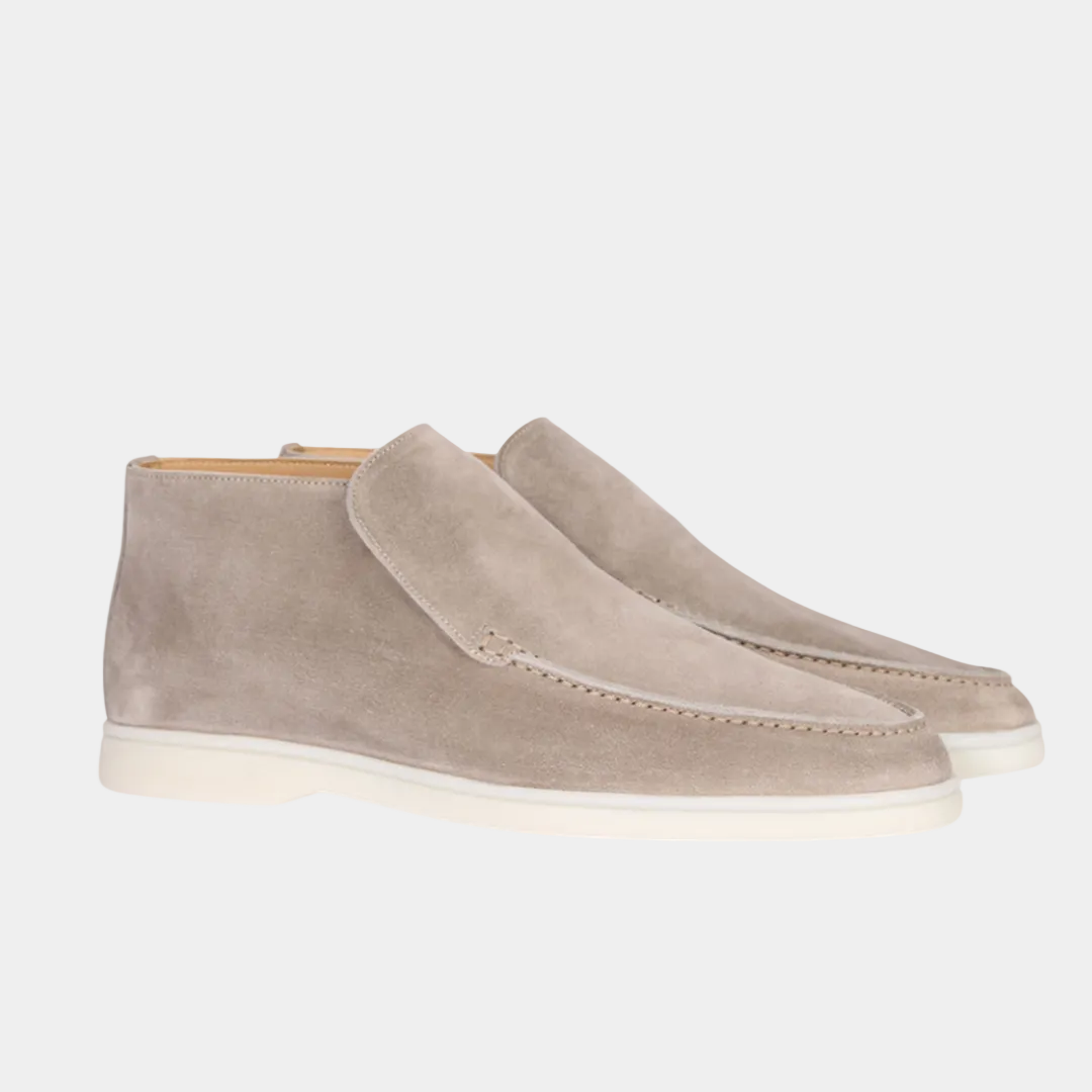 Mocassins montants sans lacets souple et semelle plate légère homme – Vannes