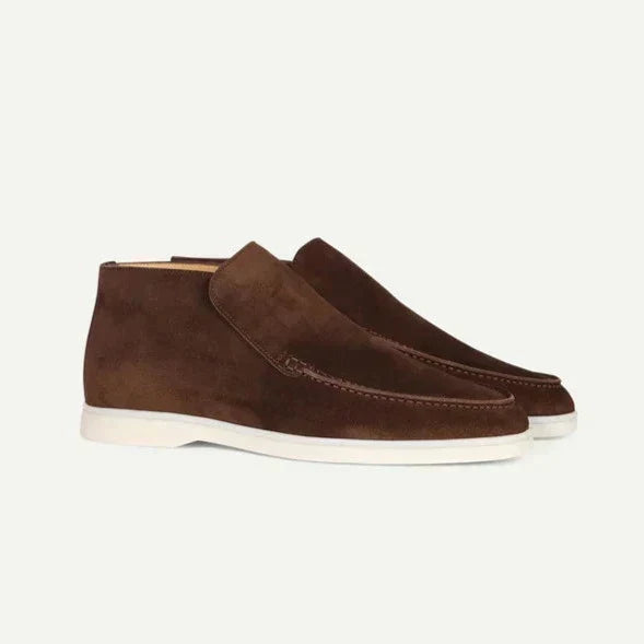 Mocassins montants sans lacets souple et semelle plate légère homme – Vannes