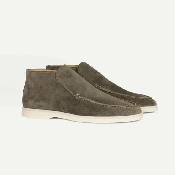 Mocassins montants sans lacets souple et semelle plate légère homme – Vannes