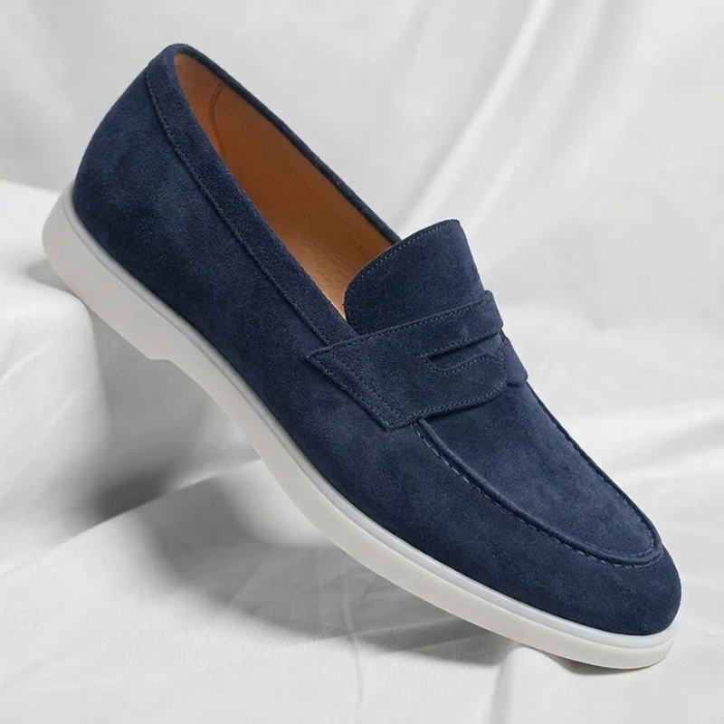 Mocassins penny classiques tige unie bride penny semelle plate homme – Belle-Île