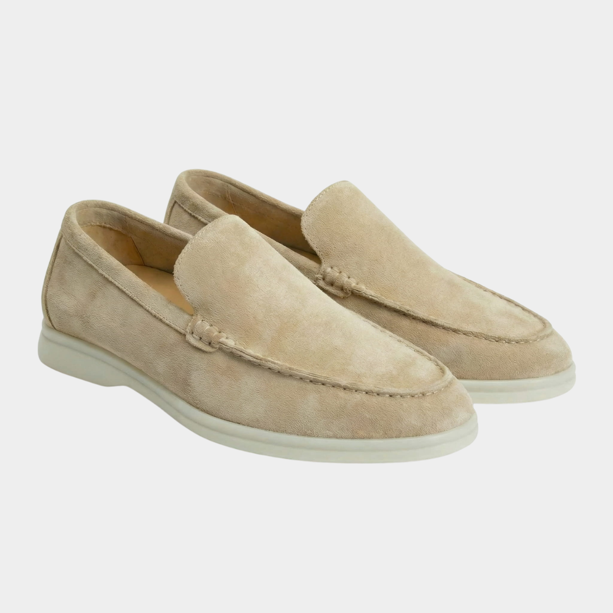 Mocassins souples à enfiler tige unie surpiqûres apparentes homme – Cancale