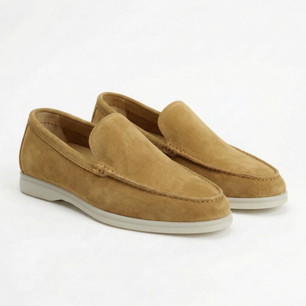Mocassins souples à enfiler tige unie surpiqûres apparentes homme – Cancale