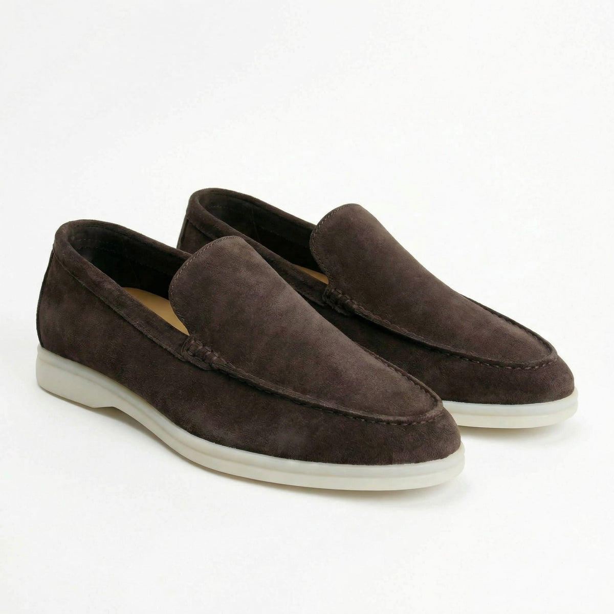 Mocassins souples à enfiler tige unie surpiqûres apparentes homme – Cancale