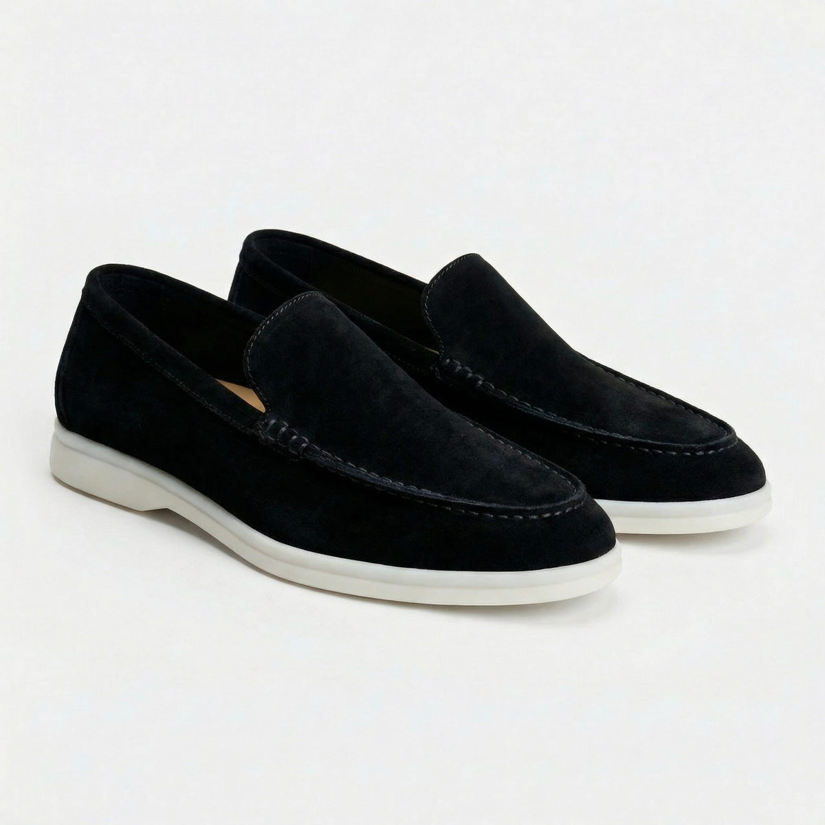 Mocassins souples à enfiler tige unie surpiqûres apparentes homme – Cancale