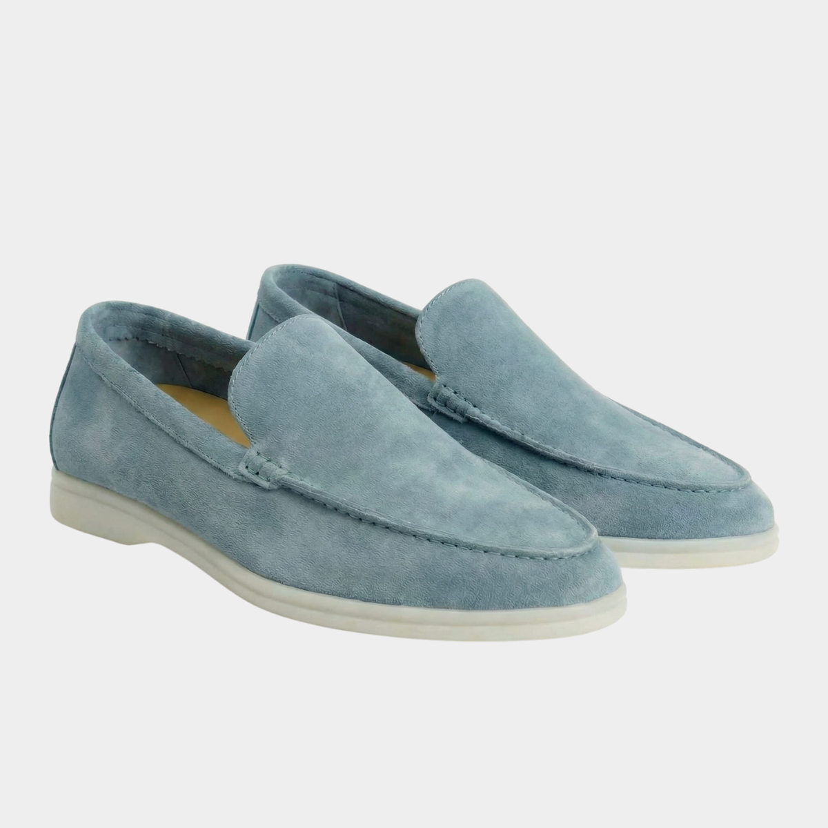 Mocassins souples à enfiler tige unie surpiqûres apparentes homme – Cancale