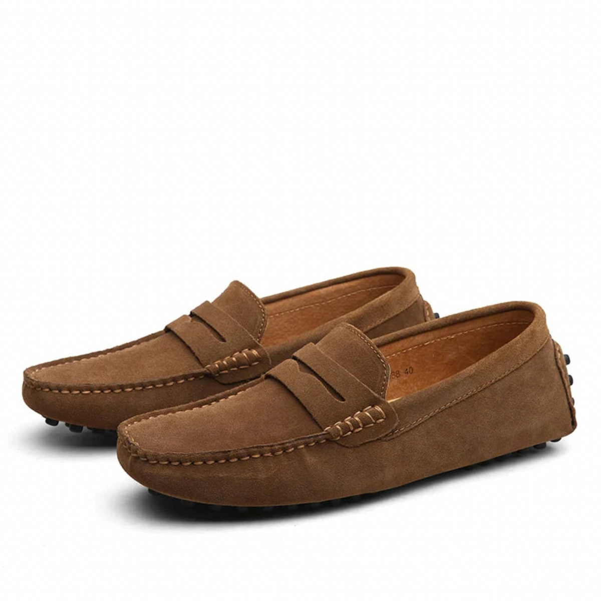 Mocassins de conduite à enfiler bride sur le dessus homme – Vivienne