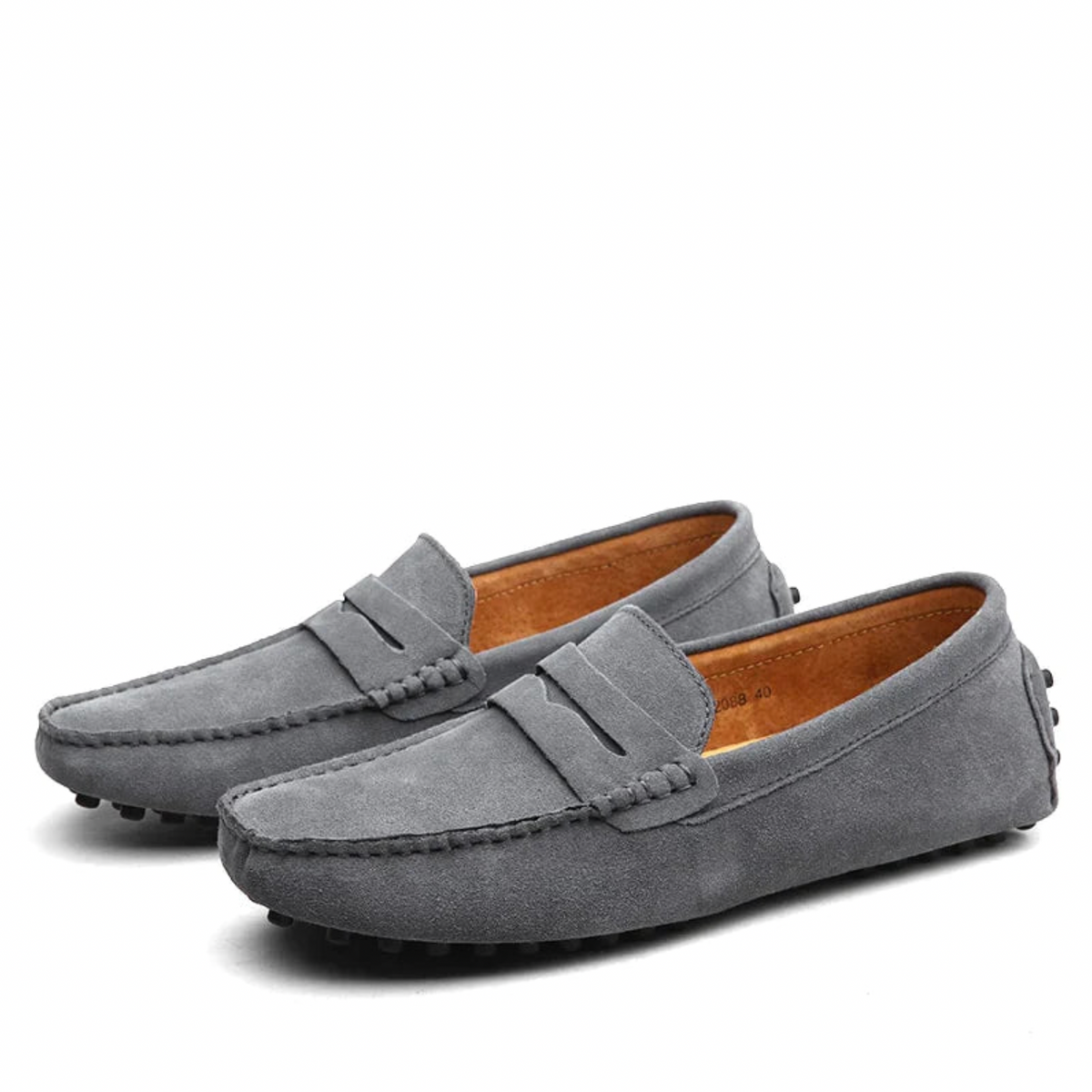Mocassins de conduite à enfiler bride sur le dessus homme – Vivienne