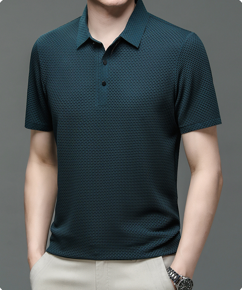 Polo mesh zones aérées respirant actif finition soignée homme – Irancy
