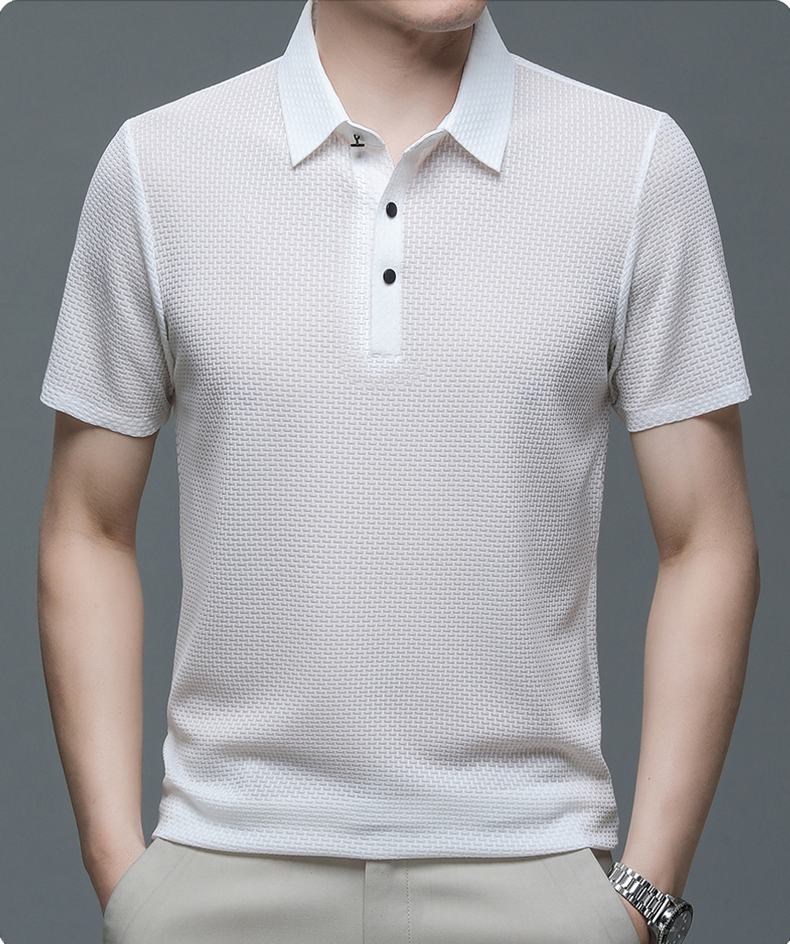 Polo mesh zones aérées respirant actif finition soignée homme – Irancy