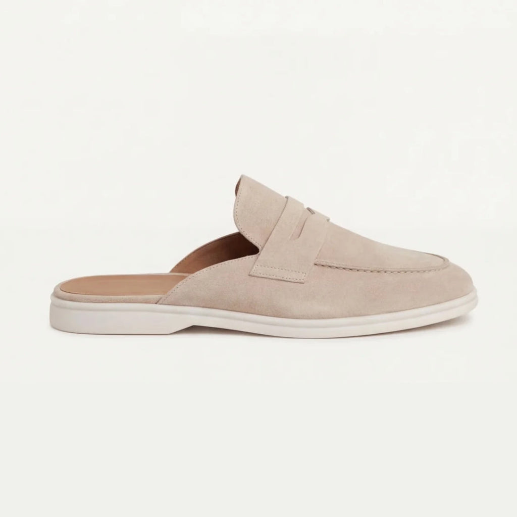 Mules à bride empeigne fermée dos ouvert au style intemporel homme – Annonciation