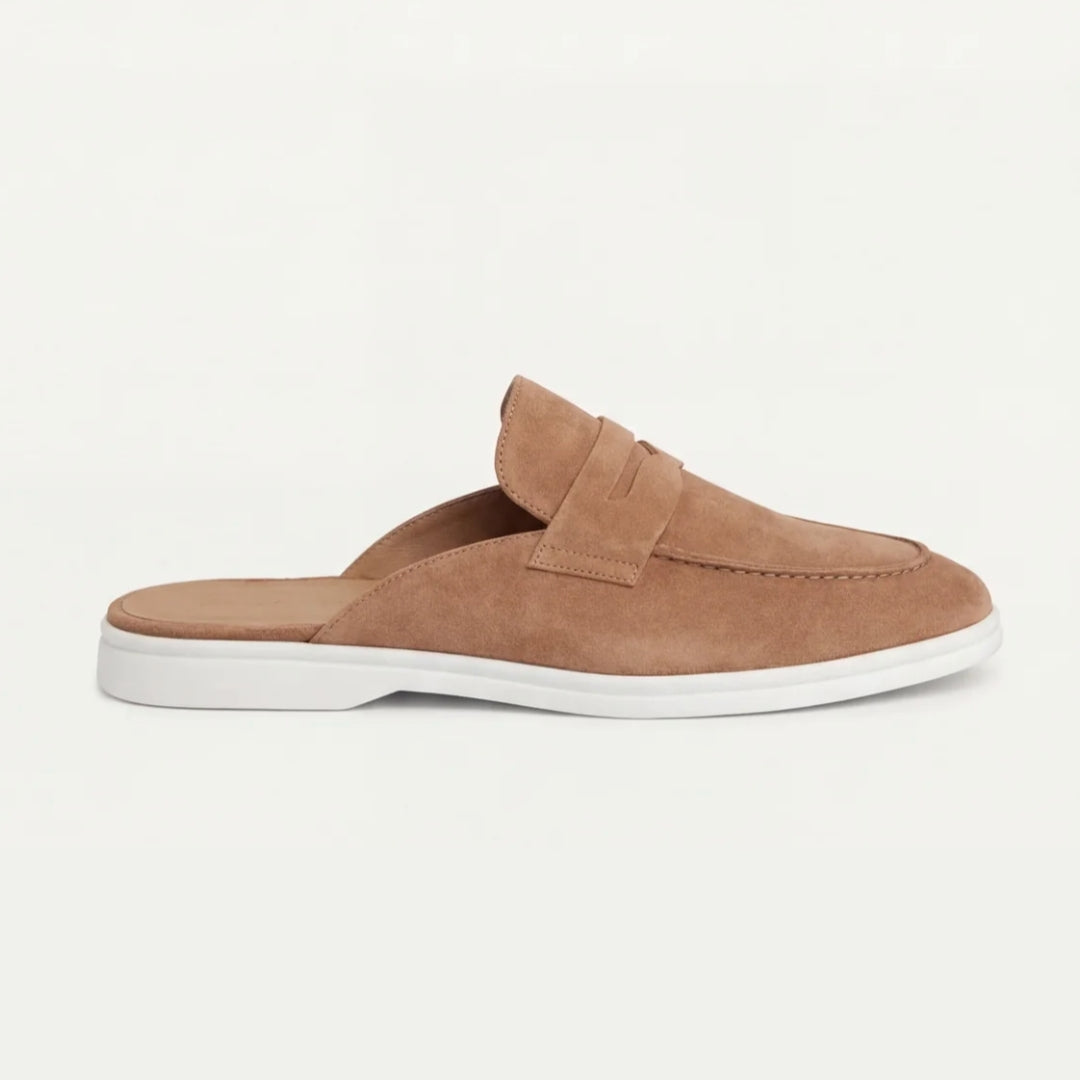 Mules à bride empeigne fermée dos ouvert au style intemporel homme – Annonciation