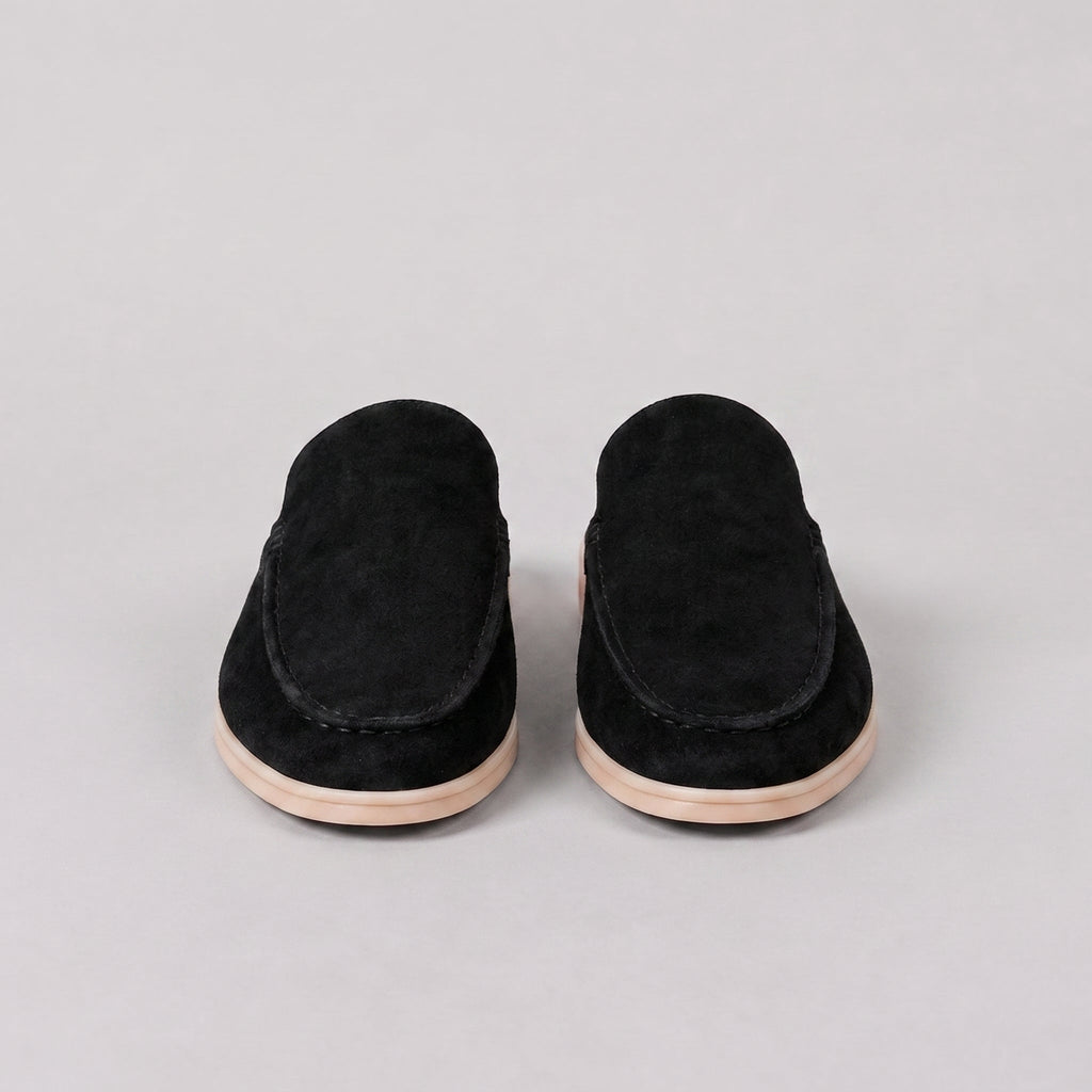 Mules mocassins à enfiler talon ouvert au chic discret homme – Oppède