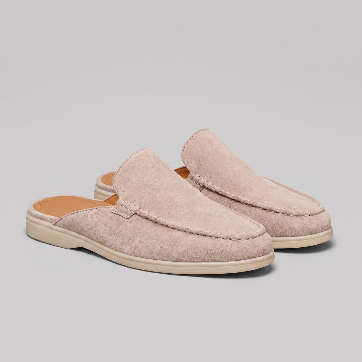 Mules mocassins à enfiler talon ouvert au chic discret homme – Oppède