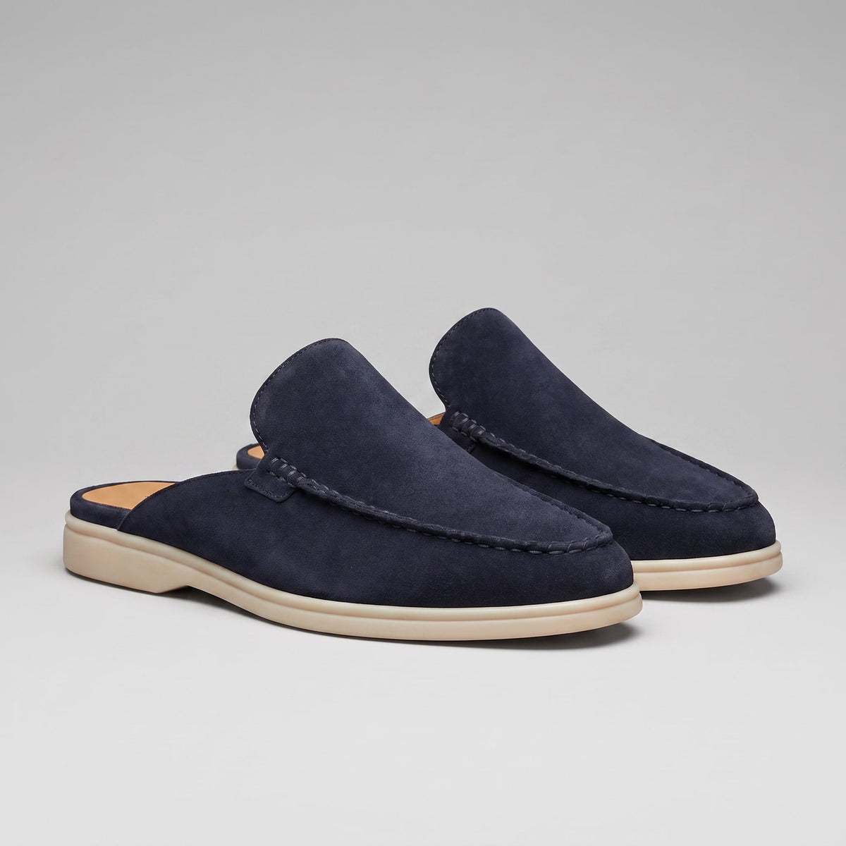 Mules mocassins à enfiler talon ouvert au chic discret homme – Oppède