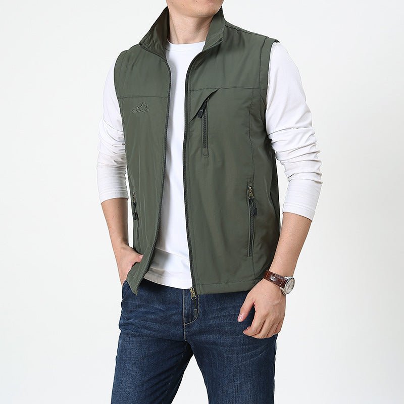 Gilet sans manches en maille au style intemporel homme – Andon