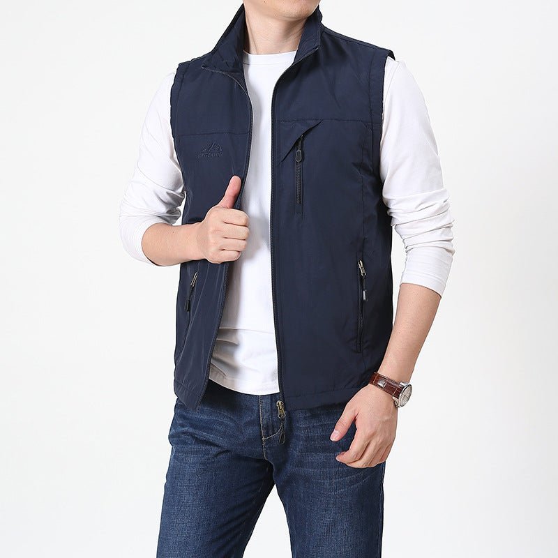 Gilet sans manches en maille au style intemporel homme – Andon