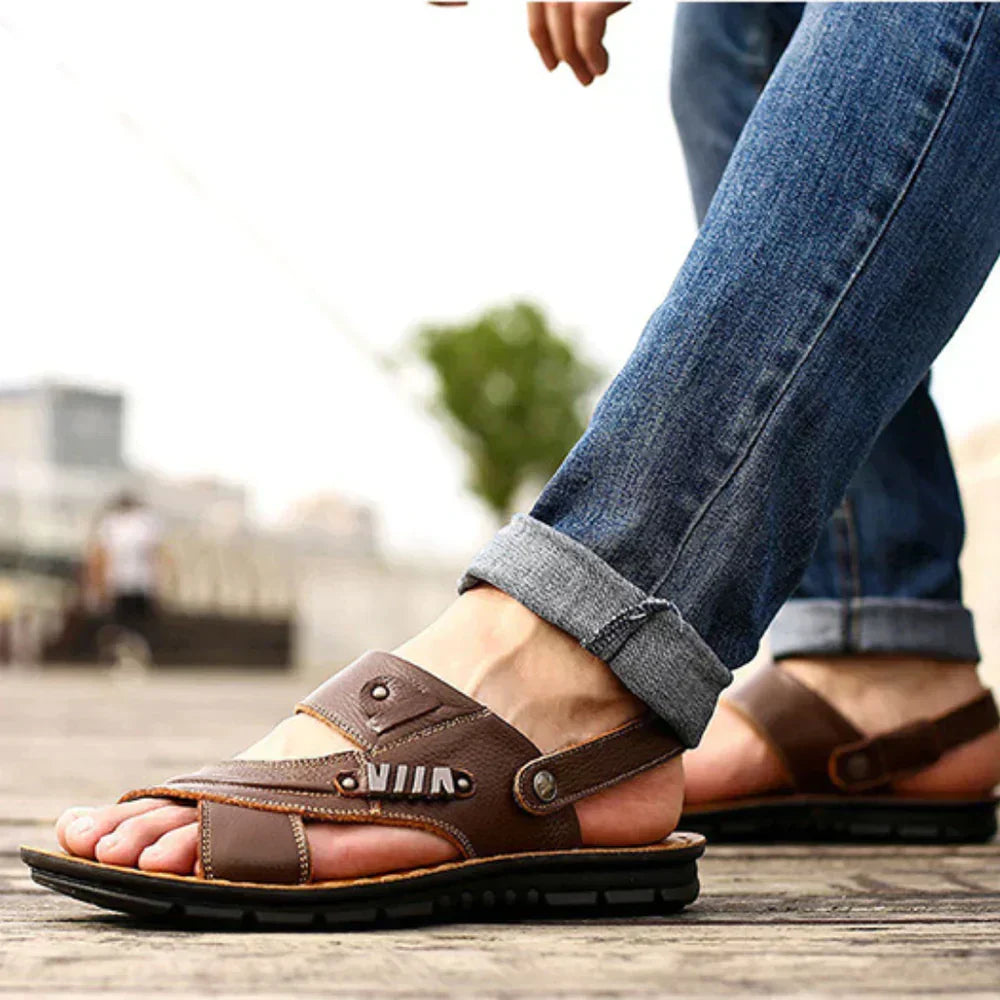 Sandales orthopédiques confort réglables respirantes homme – Dampierre