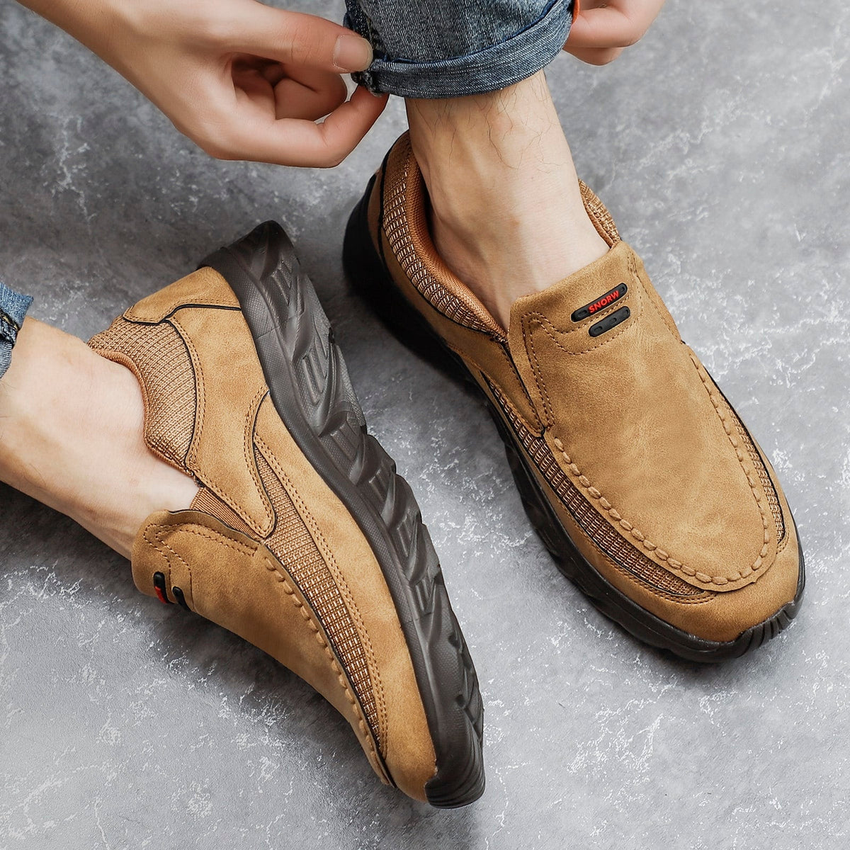 Chaussures à enfiler sans lacets