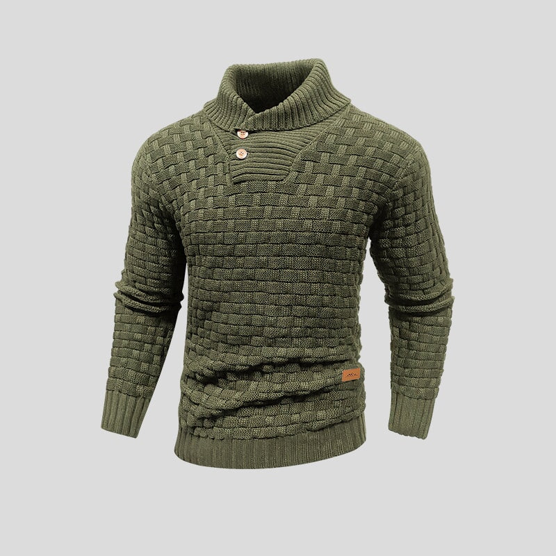 Pull premium en maille douce confortable style chic intemporel homme – Onzain