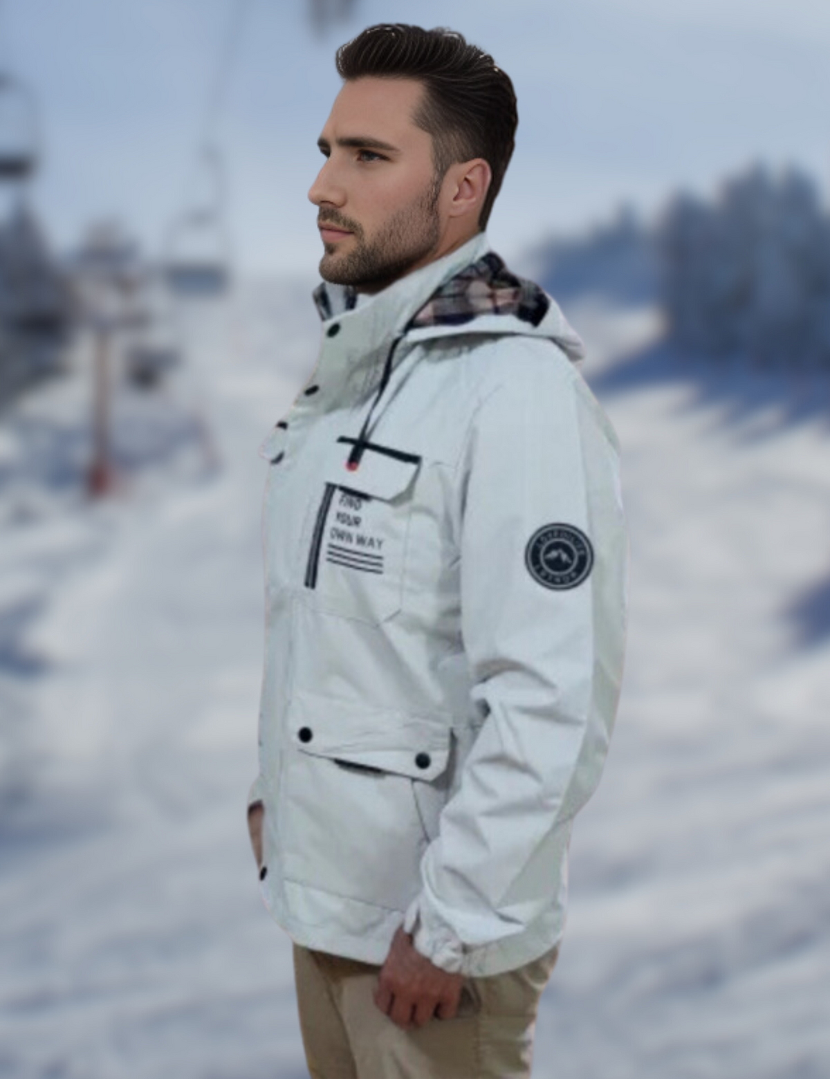 Blouson outdoor imperméable pour l'hiver au style intemporel homme – Taitbout