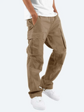 Pantalon cargo bas de jambe à cordon coupe droite homme – Blois