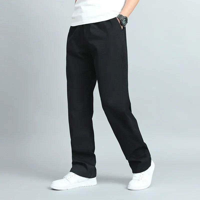 Pantalon coupe droite à taille élastique poches latérales homme – Cap Ferret