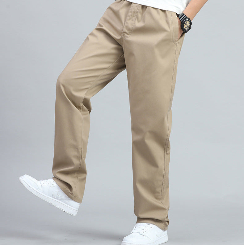 Pantalon coupe droite à taille élastique poches latérales homme – Cap Ferret