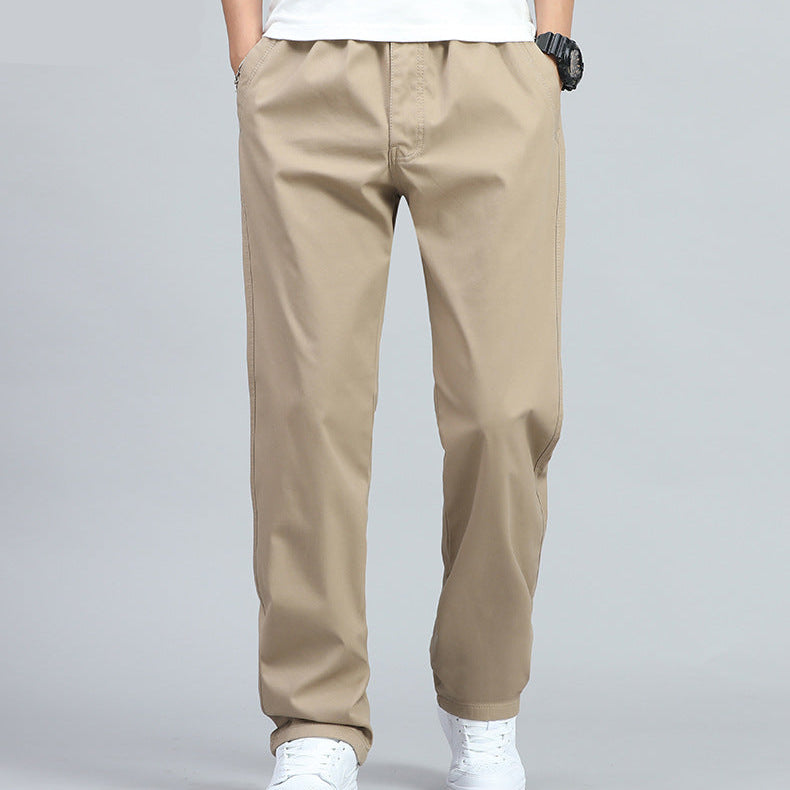 Pantalon coupe droite à taille élastique poches latérales homme – Cap Ferret