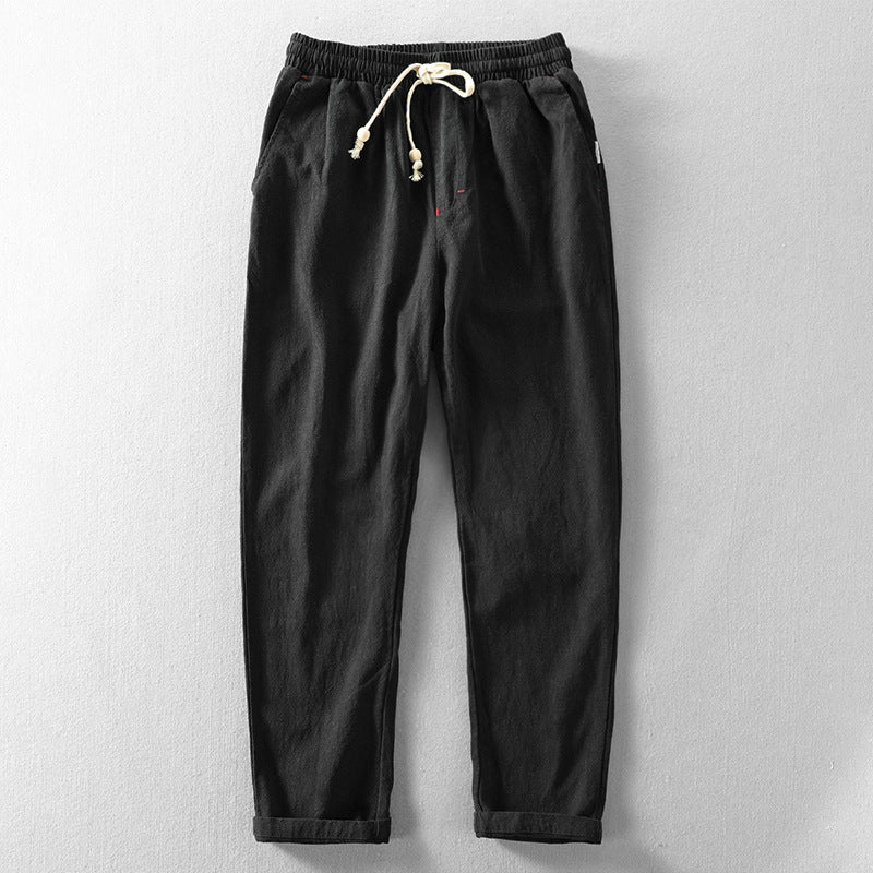 Pantalon bas resserré taille élastique pour le quotidien homme – Pertuis