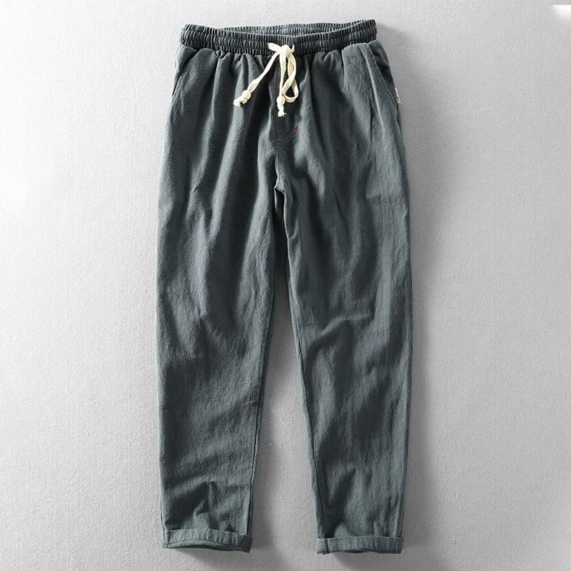 Pantalon bas resserré taille élastique pour le quotidien homme – Pertuis