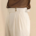 Pantalon taille haute à pinces marquées au style intemporel homme – Bastille
