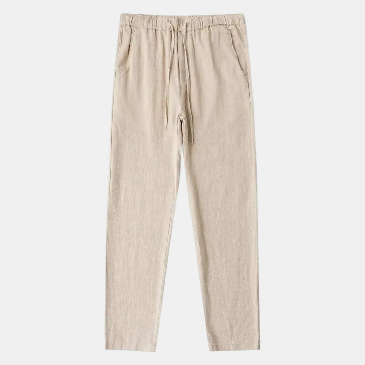 Pantalon à taille élastiquée et cordon poches latérales jambes longues homme – Arradon
