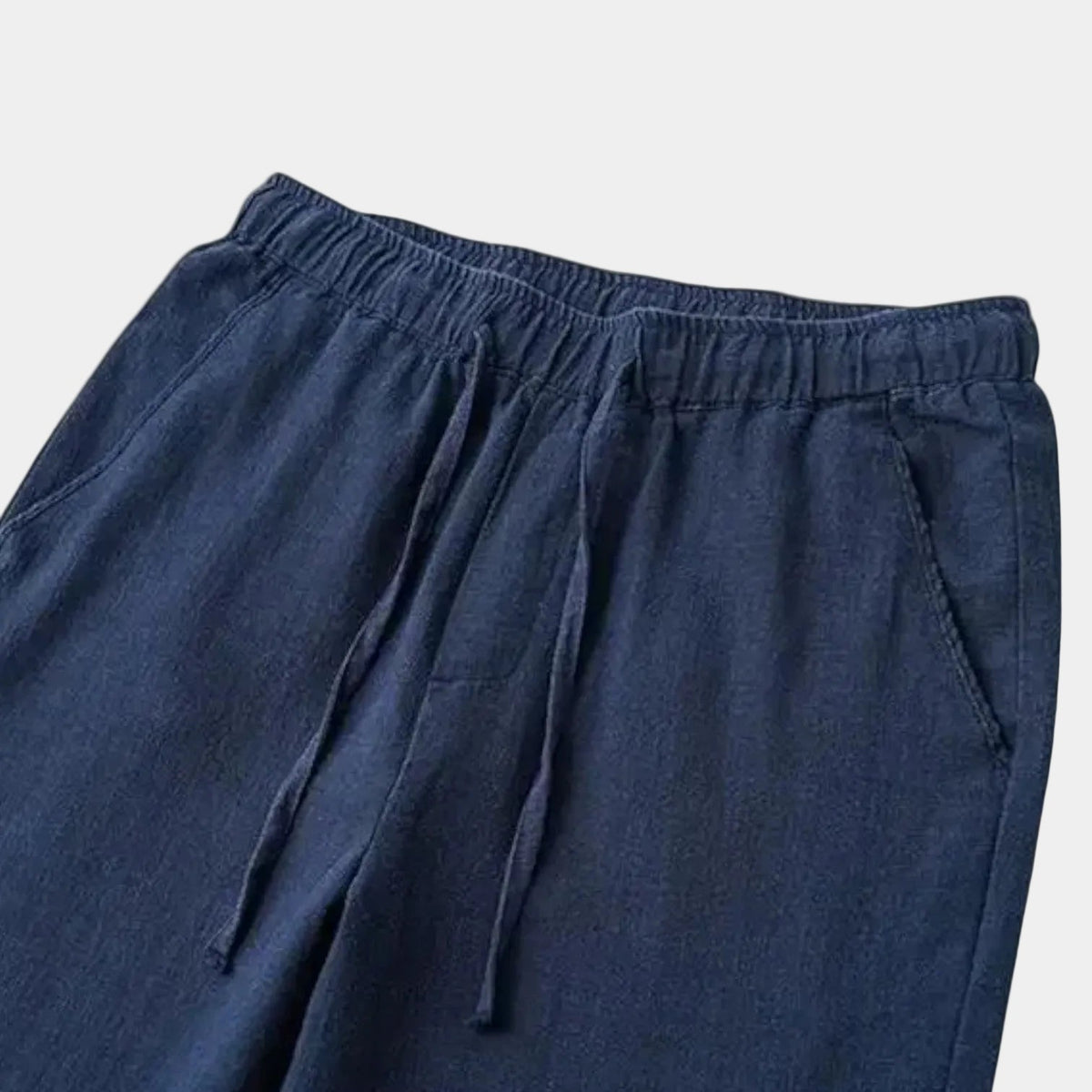 Pantalon à taille élastiquée et cordon poches latérales jambes longues homme – Arradon