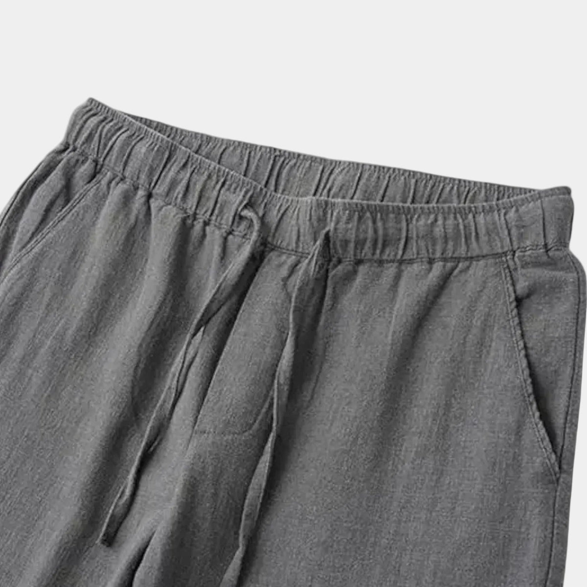Pantalon à taille élastiquée et cordon poches latérales jambes longues homme – Arradon