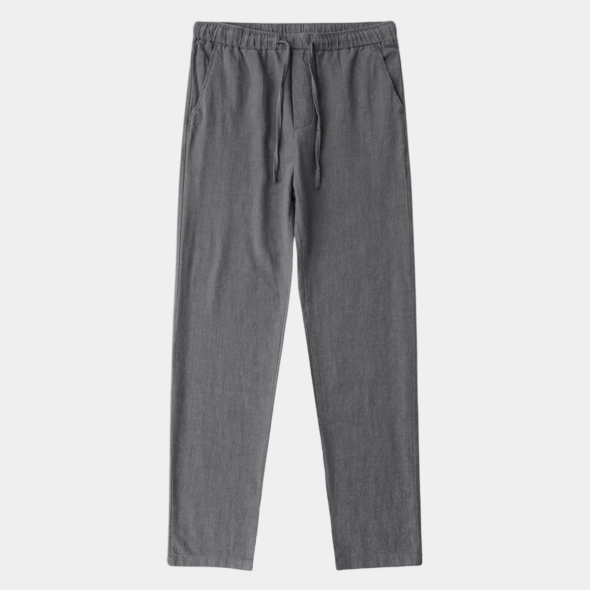 Pantalon à taille élastiquée et cordon poches latérales jambes longues homme – Arradon