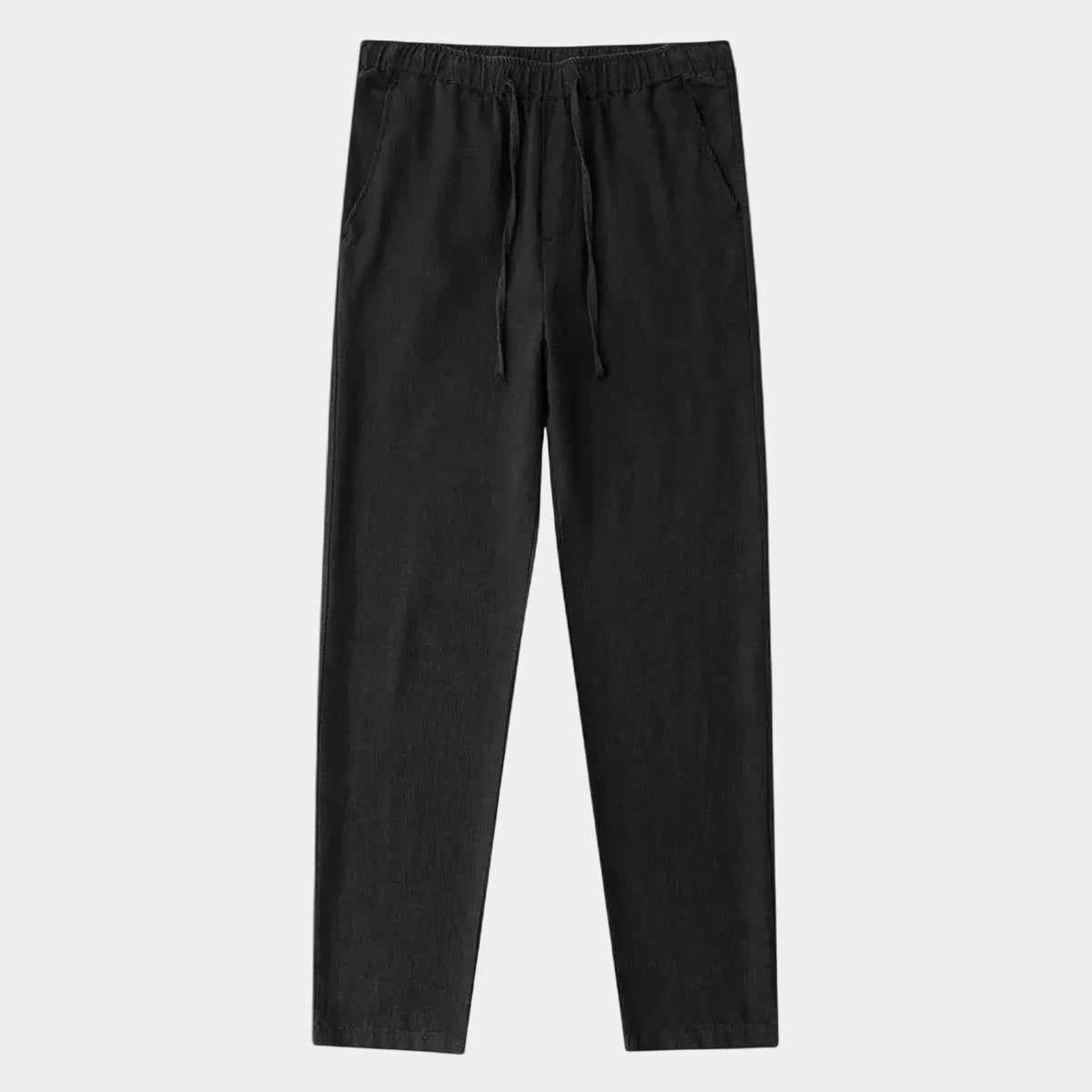 Pantalon à taille élastiquée et cordon poches latérales jambes longues homme – Arradon
