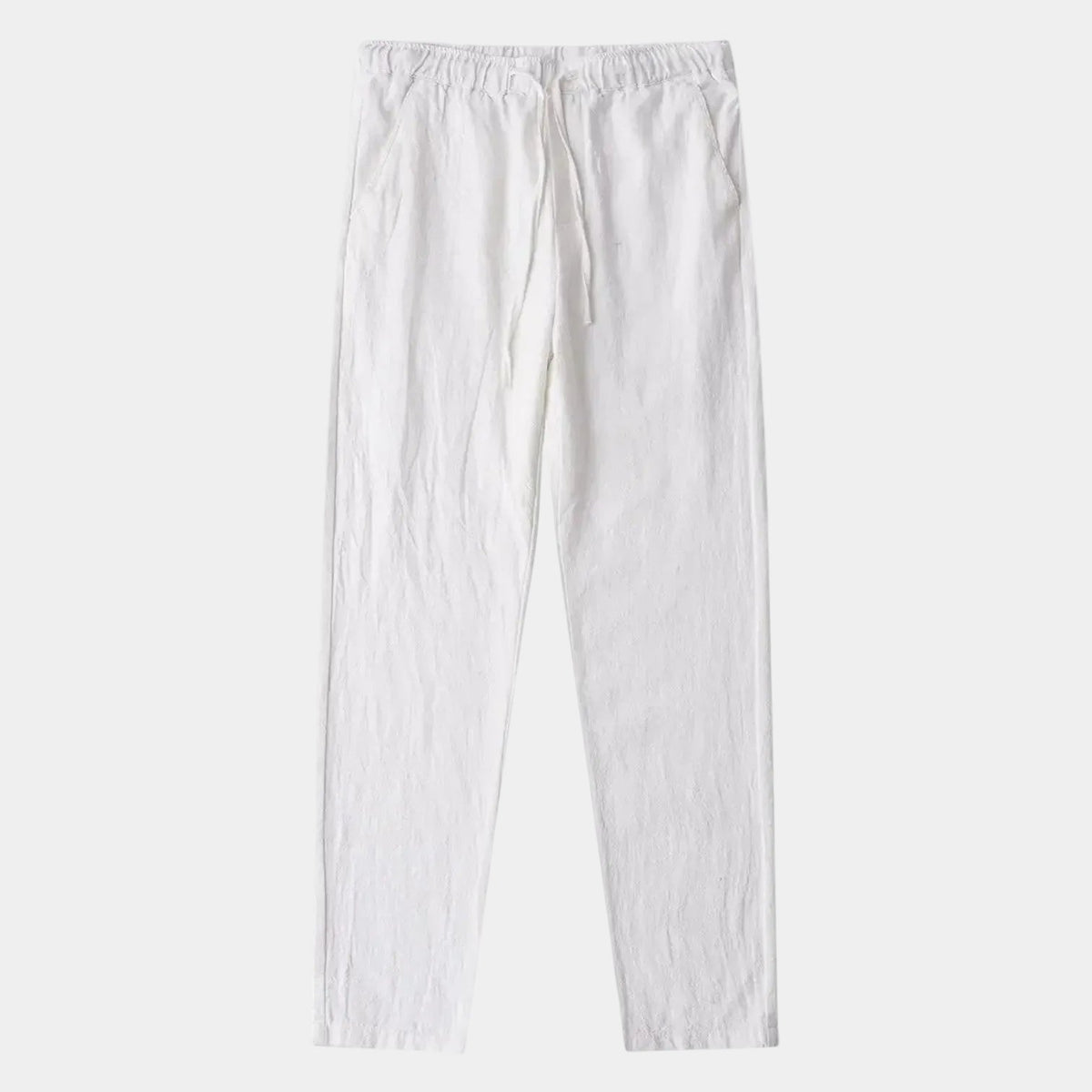 Pantalon à taille élastiquée et cordon poches latérales jambes longues homme – Arradon