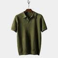 Polo en maille texturée col classique patte ouverte homme – Bagnoles