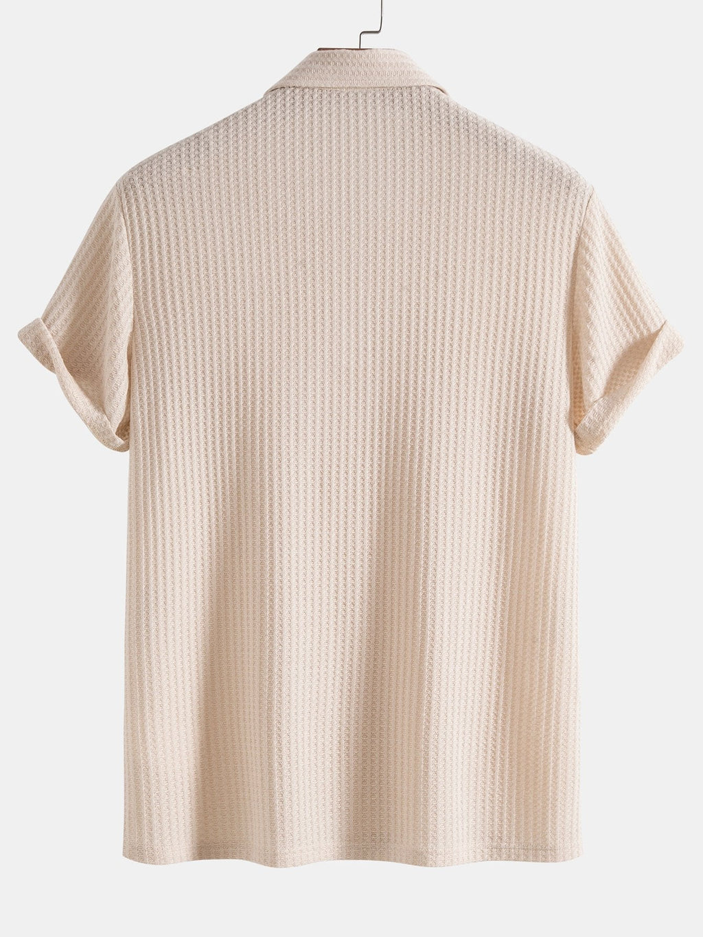 Polo manches courtes en maille gaufrée au style intemporel homme – Écoles