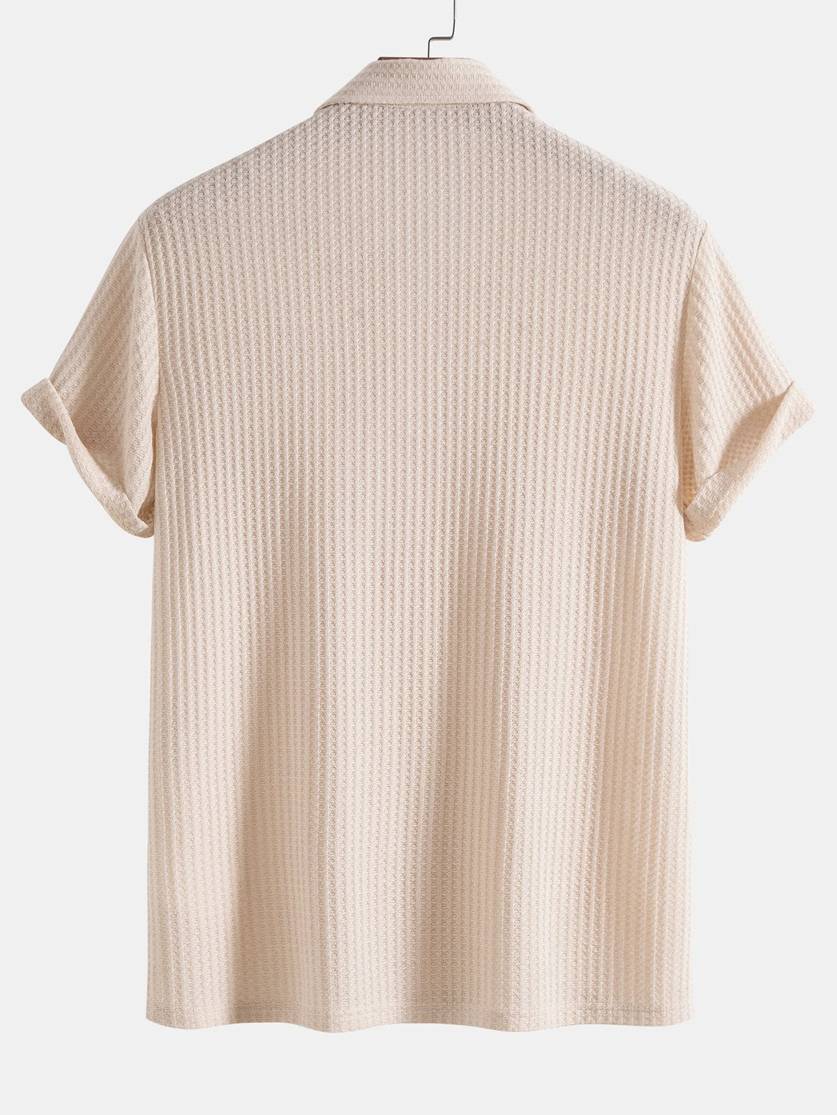 Polo manches courtes en maille gaufrée au style intemporel homme – Écoles
