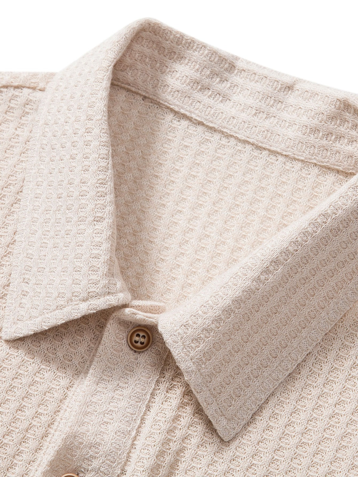 Polo manches courtes en maille gaufrée au style intemporel homme – Écoles