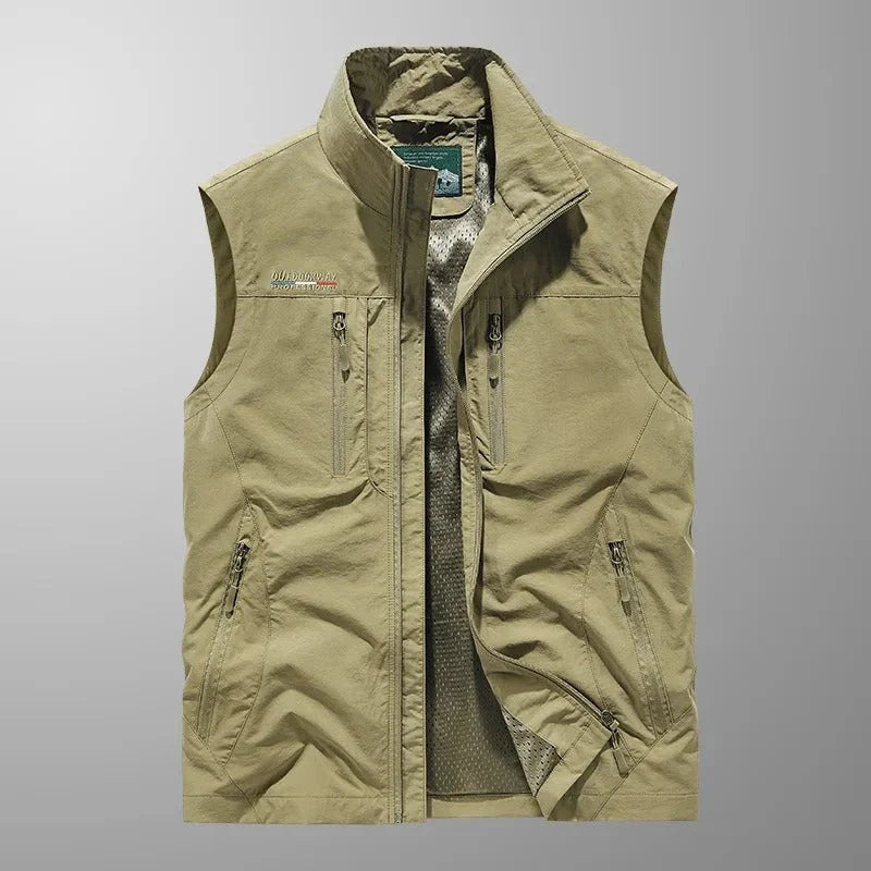 Gilet utilitaire multipoches zippées
