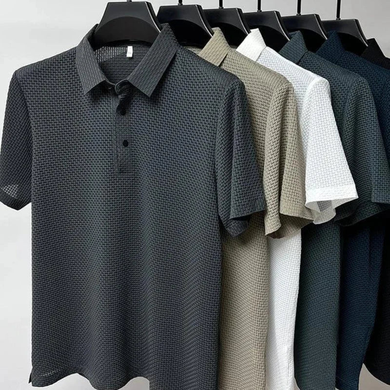 Polo infroissable manches courtes entretien facile homme – Dinan