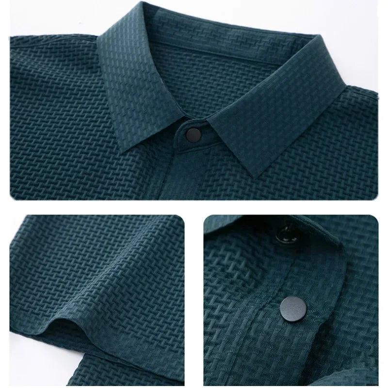 Polo infroissable manches courtes entretien facile homme – Dinan