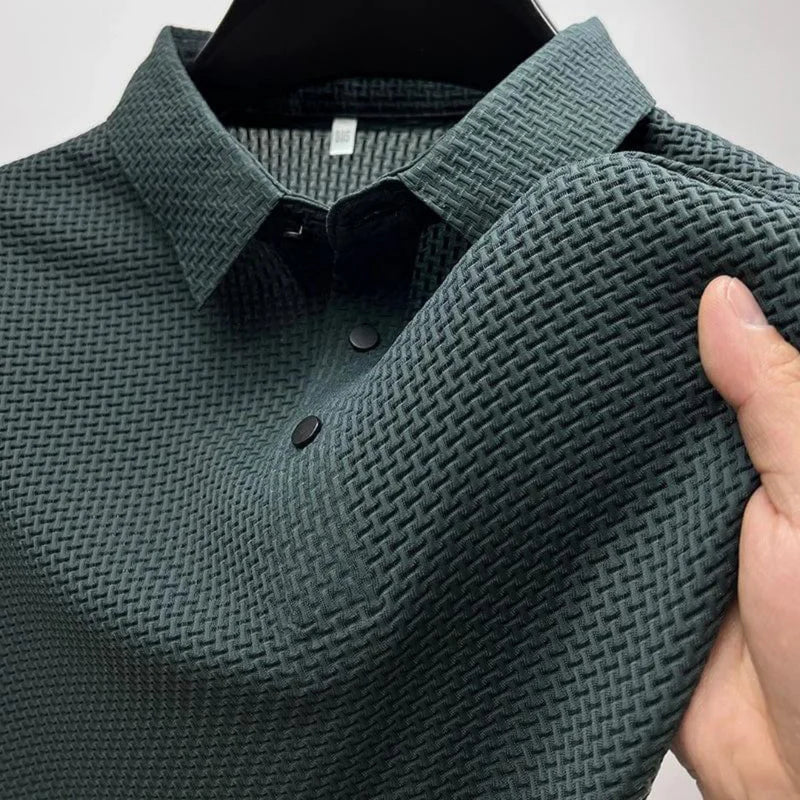 Polo infroissable manches courtes entretien facile homme – Dinan