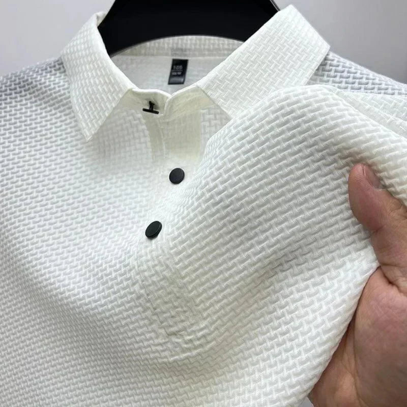 Polo infroissable manches courtes entretien facile homme – Dinan