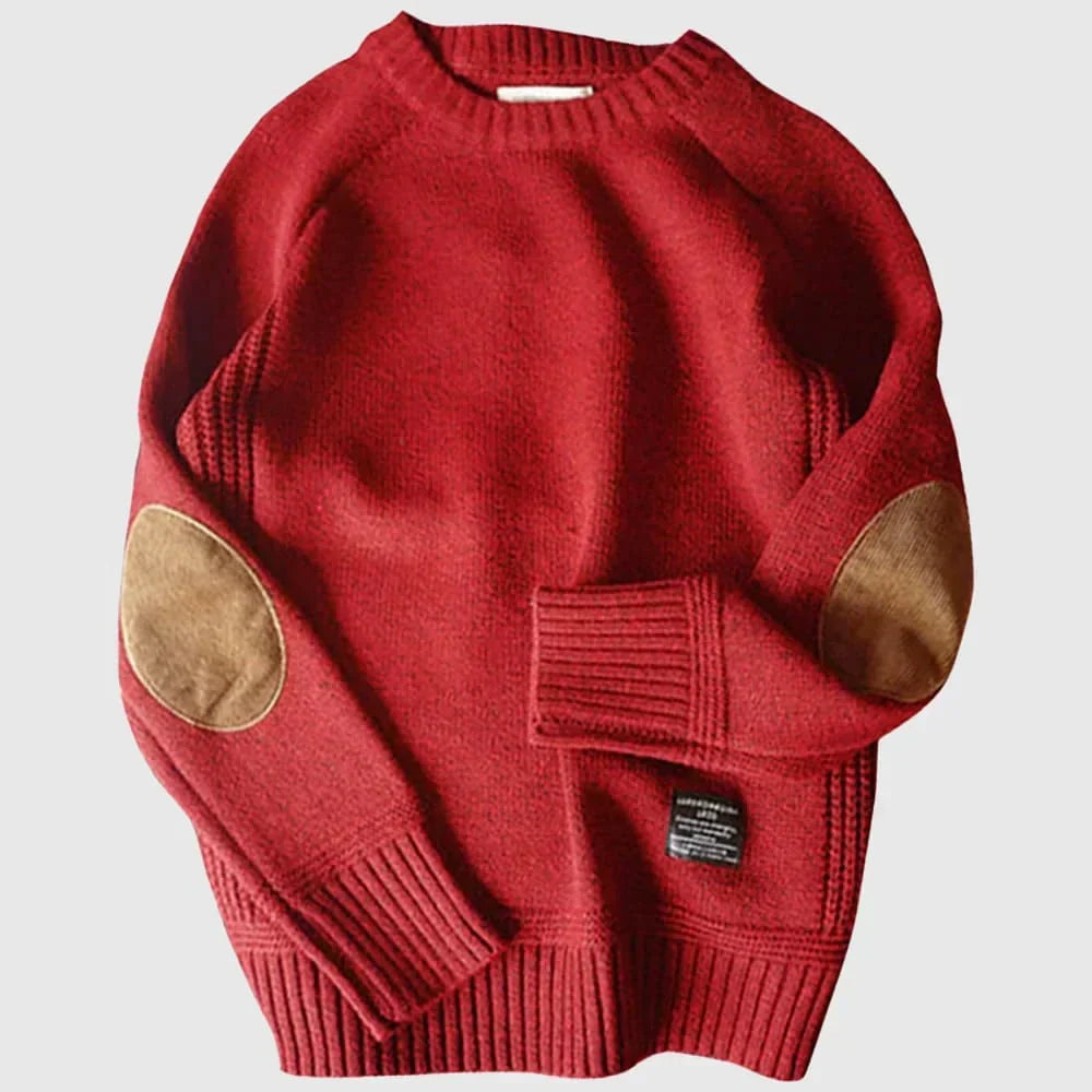 Pull à motif d'inspiration alpine