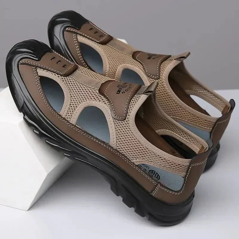 Sandales confortables à soutien orthopédique au style intemporel homme – Mabillon